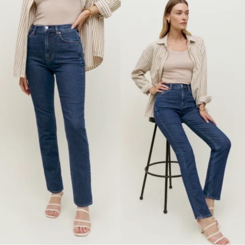 Reformation Liza Ultra High Rise Straight Jeans Size 26